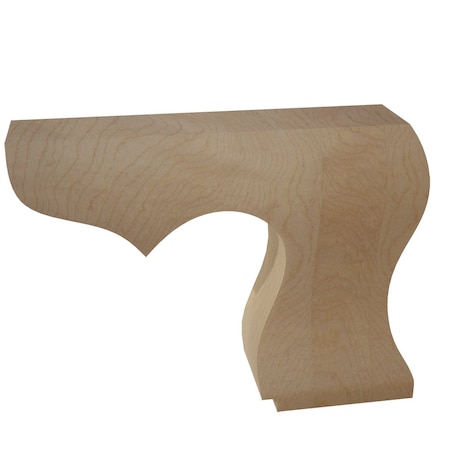 Designs Of Distinction Hampton Plain Right Bun Foot - Paint Grade 01703210PT1